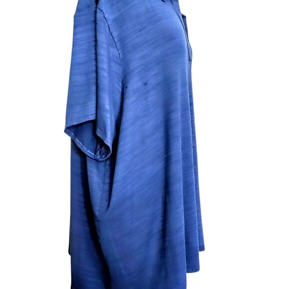 J.Jill Wearever Navy V Neck 1/2 Sleeve Jersey Knit Stretch Pullover Plus Sz 4X - Picture 3 of 11